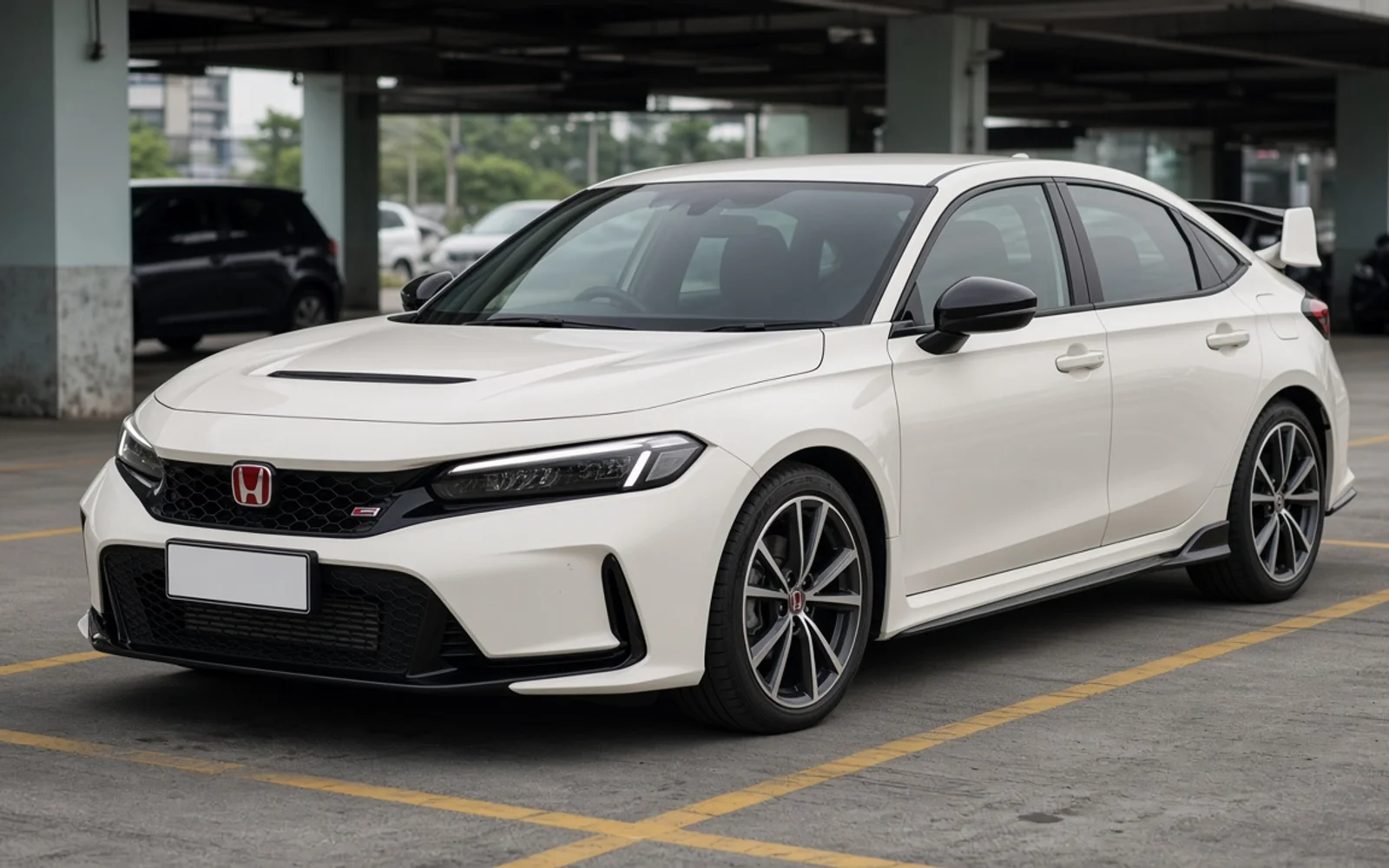 Honda Civic FK8 Type R hatchback for car hire in Malaysia