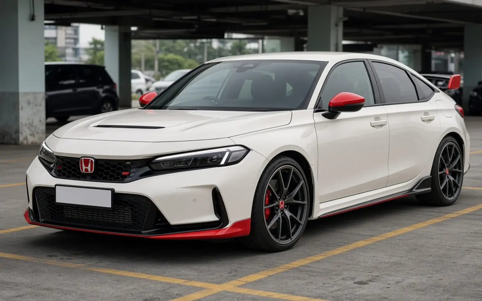 Honda Civic FL5 Type R hatchback for car rental in Kuala Lumpur
